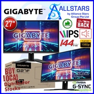 Gigabyte 27 inch G27F / G27F-EK Full HD IPS 144Hz Gaming Monitor / 1ms / FreeSync / G-Sync Compatible /Height Adjustable