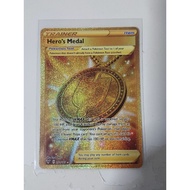 Pokemon hero medal gold secret rare trainer item vivid voltage card