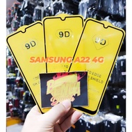 ANTI-SCRATCH GLASS SAMSUNG A22 4G - TEMPERED GLASS FULL GLUE 9D TEMPER GLASS A22 4G - BD