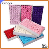 KKGOO 50Pcs Foam Rose, Wreath Making Handmade Soap Rose Flower, Creative Three Layer Rose Realistic 