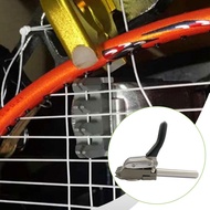 [szluzhen3gv] Wide Compatibility Tennis Stringing Clamp Anti Slip Secure Aluminium Tool for Electron