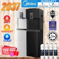 2024 NEW MIDEA Hot & Warm & Cold Floorstanding Water Dispenser 2037S - Compressor Cooling - 4 Korea 