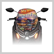 Windshield sticker - visor n max neo s - turbo latest cool motif 2521 - 2528