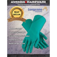 LONGCANE NBR13B NBR13G 33CM 13 NBR NITRILE CHEMICAL RESISTANCE GLOVES NITRILE GLOVE CHEMICAL GLOVE