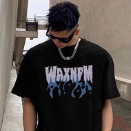 2026 Fashion 2026NASA Summer Pseudo-Melting Printed Short-Sleeved t-Shirt Men's Summer Loose Short-S