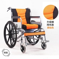 🚢Thickened Steel Tube Wheelchair for the Elderly Foldable and Portable with Toilet for the Elderly Disabled Wheelchair i