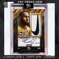 <🇯🇵超限時代購>Lebron James 2025 Topps - Card 12 籃球卡NBA生涯 五萬分達成‼️有機會中LBJ簽名/佢著過Shooting sleeve卡😱😱  ⚠️ 截止日期：