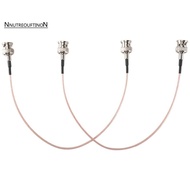 2Pcs 3G HD SDI Cable BNC Cable 30cm 75 Ohm for Cameras  Video Equipment Supports HD-SDI 3G-SDI 4K 8K