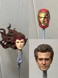 代工+代訂白模Marvel Legends Scarlet Witch 緋紅女巫 Ironman MK50 戰損 Shf Spider-Man Andrew Garfield 加菲 蜘蛛俠 頭雕