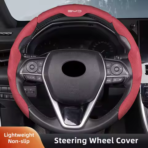Lightweight Non-slip Steering Wheel Cover For BYD Qin Tang U8 F3 E6 Atto3 Yuan Plus Song Max F0 G3 I