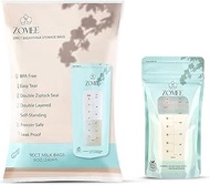 Zomee 90 Count Breastmilk Storage Bags, Store up to 8 oz./240 ml.