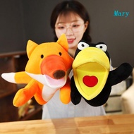 Mary Fox Crow Hand Puppet for Kids Cute Plush Puppet Toy for Storytelling Role-Play Fox Crow Hand Puppet Cloth Velvet To