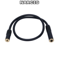NARCIS Stereo Sound Cable, Professional Gold Plated 3.5mm to 6.35mm, Anti-Interference Plug and Play
