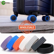 [Wholesale Price]Trolley Luggage Wheels Protector Sleeve / High Quality Durable Soundproof Pad / Luggage Chair Foot Roller Soft Silicone Cover /  Suitcase Caster Anti Wear Covers