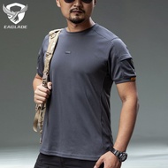 Eaglade Tactical T-Shirt Men In Grey Quick Dry Stretchable TFSJ-TX001
