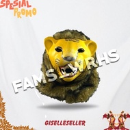 Tiger Mask for Adults and Children Brown and White Children's Toys Af 1