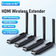 Lemolele R1030 1TX+3RX HDMI Wireless Video Transmitter 1080P 30HZ Plug and Play 100 meters