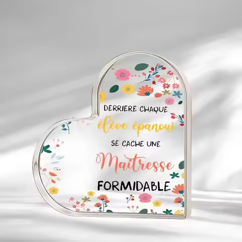 [2D Flat] French Thank You Gifts for The 'Best Teachers' to Express Gratitude to Educators, Coaches,