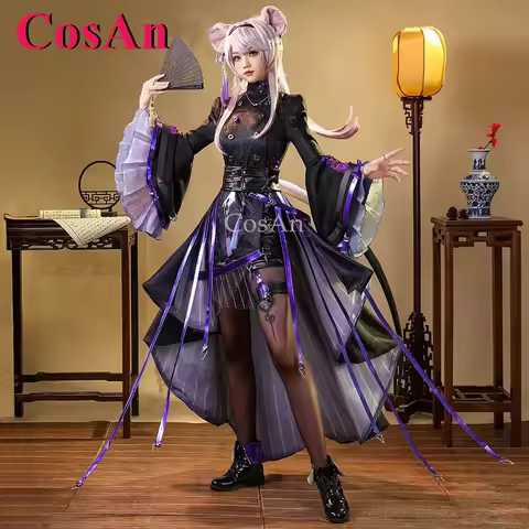CosAn Anime Game Arknights Lin Cosplay Costumes Gorgeous Sweet Combat Unifom Women Halloween Carniva