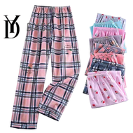 DXSS men and women cute cartoon design grid design striped pajama, polka dots pajama set, one piece 