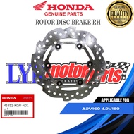 HONDA ROTOR DISC BRAKE RH FOR ADV160 ADV150 -45351-K0W-N01