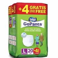 Sensi GoPants Adult Diapers Size L 20