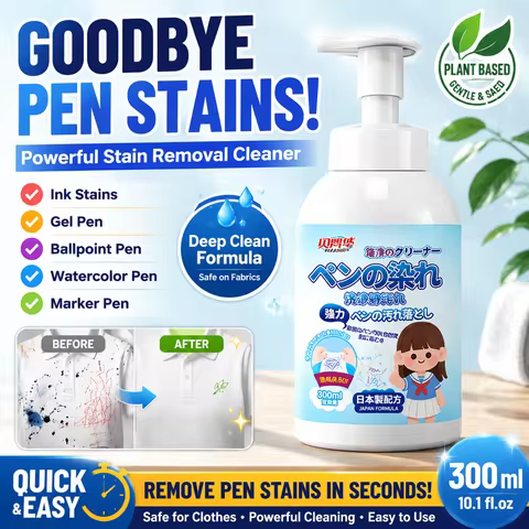 Ink and Pen Cleaner, Ink Stain Remover for Clothes, Pen Stain Marker Pen, Fountain Pen Oil, Carbon C