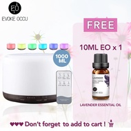 💦500ML-1000ML Ultrasonic Diffuser Air Humidifier Aroma Diffuser Aromatherapy FREE 10ML Lavender EO E