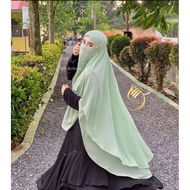 2-layer syari khimar | AE AE AE