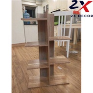 2X Decor - Kệ Sách Vuông Hình Cây Trang Trí Bằng Gỗ - 2X020