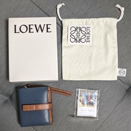 LOEWE loewe錢包 短夾 三折 二手8成新 2ND保證正品 零錢包 誠可小議