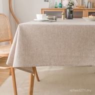 Coffee Table Cotton Linen Linen Color Wholesale Tablecloth Tablecloth Fabric Factory One Piece Thick
