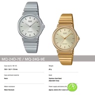 [CASIO WOMEN] CASIO CLASSIC LIGHT WEIGH GOLD AND SILVER WATCH MQ-24G-9E / MQ-24G / MQ-24D-7E / MQ-24