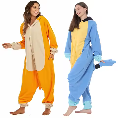 Adult Halloween Onesie Cartoon Pajamas For Women Men Animal Kigurumi Pyjamas Dog Homewear Cosplay Pa