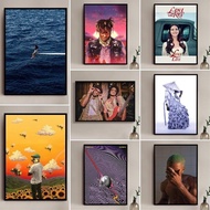 SZA SOS Album Cover Canvas Poster Wall Art with Lana Del Rey Tyler The Creator Music Decor