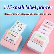 [Ready Stock] Inkless Thermal Printer L1S Portable Label Printer Bluetooth Wireless Mini Sticker Printer DIY Barcode Name Price Tag Maker