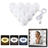 Rotating Makeup Mirror Light Bulb With Wire Storage, No Drilling Required, LED Vanity Mirror Light B