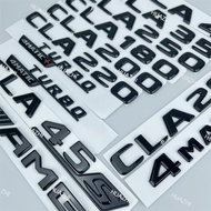 ZC 17-20 New For CLA Class CLA35 CLA45 CLA63 CLA180 CLA200 CLA220 CLA250 Trunk Rear Letter Badge Emb