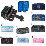 Smiggle deja vu or express utility pencil case unicorn/ball/race cars/butterfly/game over