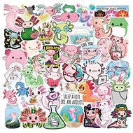 50PCS Cute Axolotl Stickers Waterproof Vinyl Decals for Laptop Water Bottle Skateboard Phone Case DI