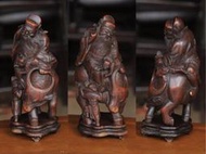 ※爸爸的遺物※明代竹雕刻(鍾馗降妖)擺件(二叔友人託售)