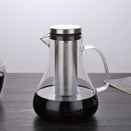 Cold Brew Coffee Pot Glass Brew Teapot Filter Coffee Cold Brew Pot Large Capacity Sharing Pot Coffee