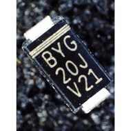 BYG20J-E3/TR VISHAY DIODE AVAL 600V 1.5A DO214AC