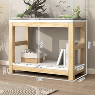 Customizable Stable Wooden Aquarium Stand 60x40cm