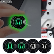 1Pc Luminous Car Door Shock Absorber Gasket Sound Insulation Pad Shockproof Thickening Cushion Stickers for Honda City 2010 Civic Fd Civic Fc Civic Dimension Esi Stream Vezel Freed