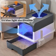 Cat Litter Box Automatic Toilet Deodorization Disinfection Extra Large Closed Penyedok Pasir Kucing
