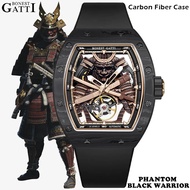 BONEST GATTI Men Watches Carbon Fiber Tonneau Sport Luxury Wristwatch BG9008