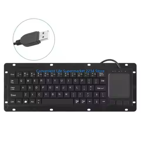 High Performances USB Touches Board Keyboards with Touchpads for Efficient Data Entry and Control