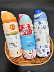 💥現貨💥人氣爆款限量印花防漏24小時長效保冷內建吸管水壺 | Owala FreeSip Insulated Stainless Steel Water Bottle with Straw|