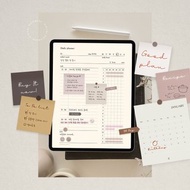 數位 ipad 数码/贴纸/笔记 goodnote sticker daily memo 每週電子手帳